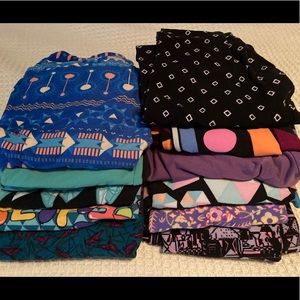 11 Pair LuLaRoe One Size Pants